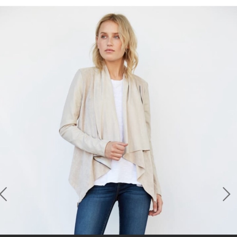 BLANKNYC Drape Front Jacket
